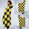 Taxi Pattern Print Hooded Blanket-grizzshop