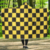 Taxi Pattern Print Hooded Blanket-grizzshop