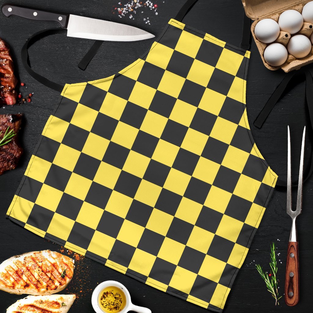 Taxi Pattern Print Men's Apron-grizzshop