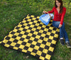 Taxi Pattern Print Quilt-grizzshop