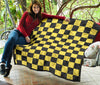 Taxi Pattern Print Quilt-grizzshop