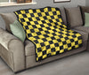 Taxi Pattern Print Quilt-grizzshop