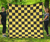 Taxi Pattern Print Quilt-grizzshop