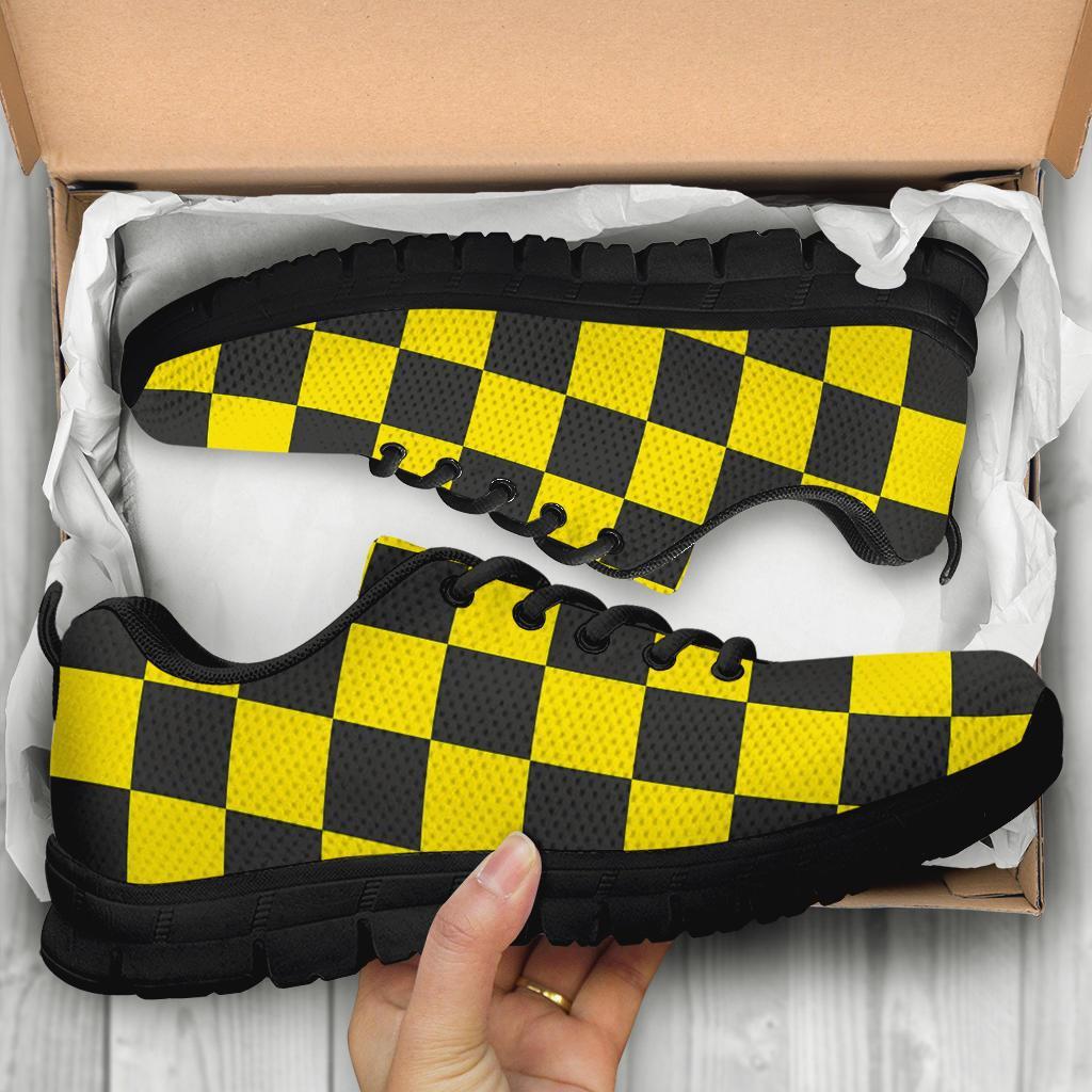 Taxi Pattern Print Sneaker Shoes For Men Women-grizzshop