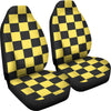 Taxi Pattern Print Universal Fit Car Seat Covers-grizzshop