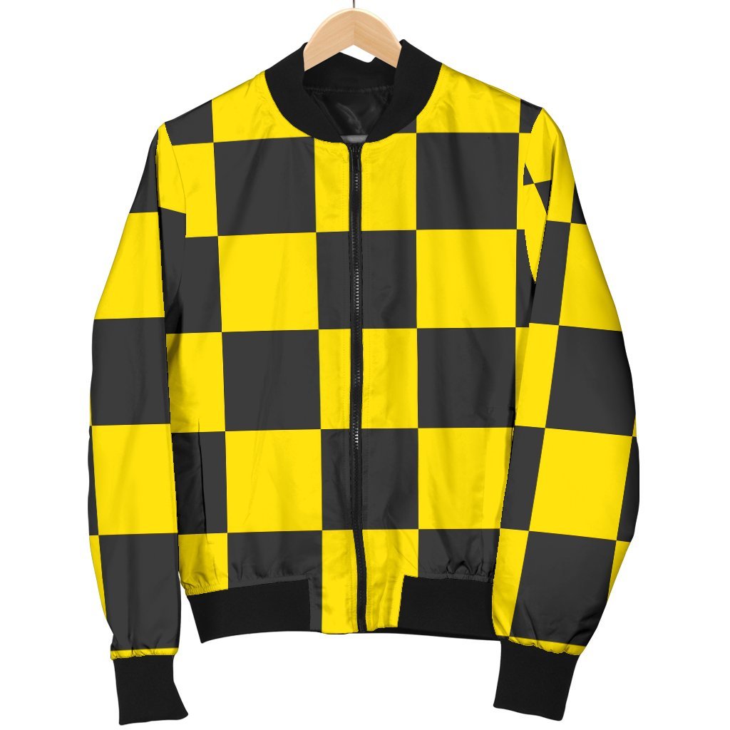 Taxi Pattern Print Men's Bomber Jacket-grizzshop