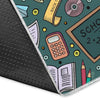 Teacher Pattern Print Floor Mat-grizzshop