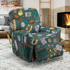 Teacher Pattern Print Recliner Cover-grizzshop