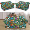 Teacher Print Pattern Loveseat Cover-grizzshop