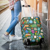 Teacher Print Pattern Luggage Cover Protector-grizzshop