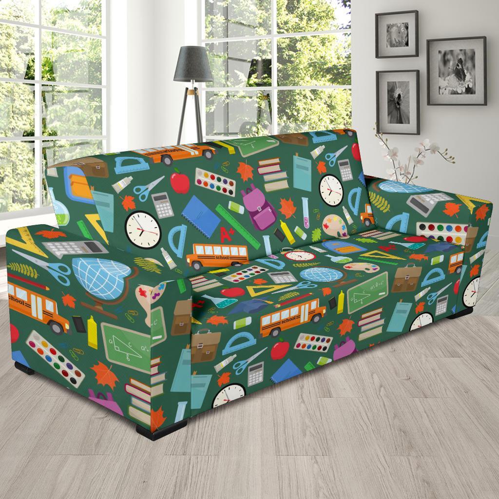 Teacher Print Pattern Sofa Covers-grizzshop