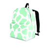 Teal And White Cow Print Backpack-grizzshop