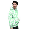 Load image into Gallery viewer, Teal And White Cow Print Men&#39;s Hoodie-grizzshop