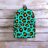 Teal Cheetah Backpack-grizzshop