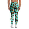 Teal Cheetah Men's Leggings-grizzshop