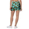 Teal Cheetah Mini Skirt-grizzshop