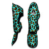 Teal Cheetah Muay Thai Shin Guard-grizzshop