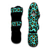 Teal Cheetah Muay Thai Shin Guard-grizzshop