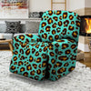 Teal Cheetah Recliner Cover-grizzshop