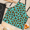 Teal Cheetah Women's Apron-grizzshop