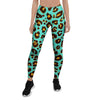 Teal Cheetah Women's Leggings-grizzshop