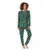 Teal Cheetah Women's Pajamas-grizzshop