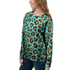 Teal Cheetah Women's Sweatshirt-grizzshop