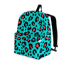 Teal Leopard Backpack-grizzshop