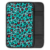 Teal Leopard Car Console Cover-grizzshop