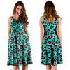 Teal Leopard Dress-grizzshop