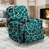 Teal Leopard Recliner Cover-grizzshop