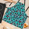 Teal Leopard Women's Apron-grizzshop