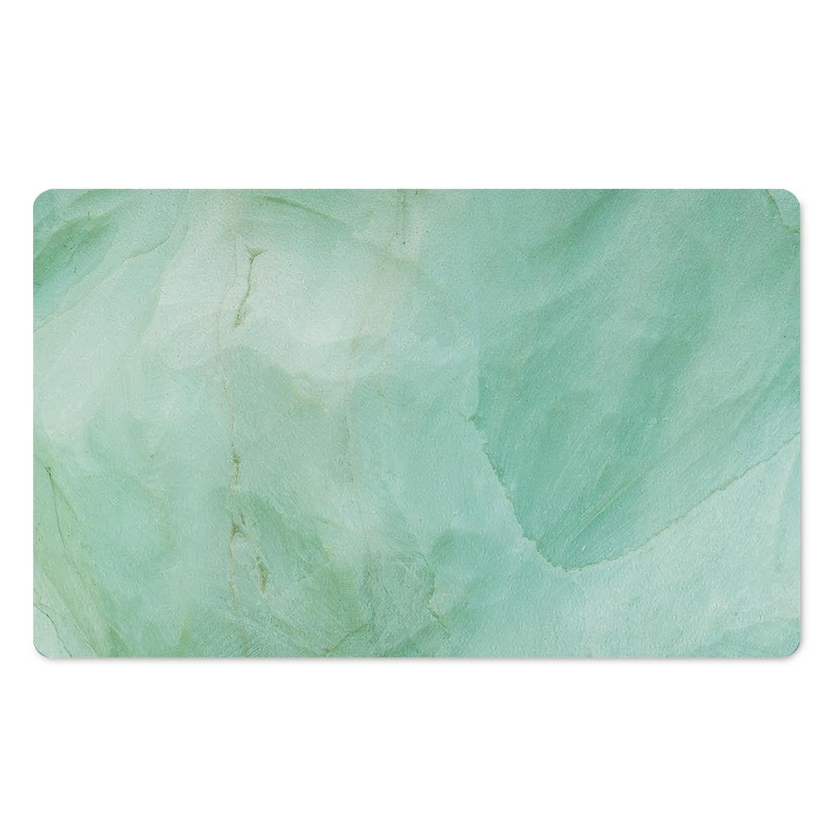 Teal Marble Door Mat-grizzshop