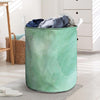 Teal Marble Laundry Basket-grizzshop