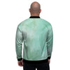 Teal Marble Men's Bomber Jacket-grizzshop