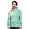 Teal Marble Men's Hoodie-grizzshop