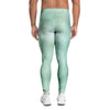 Teal Marble Men's Leggings-grizzshop