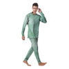 Teal Marble Men's Pajamas-grizzshop