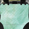 Teal Marble Pet Car Seat Cover-grizzshop