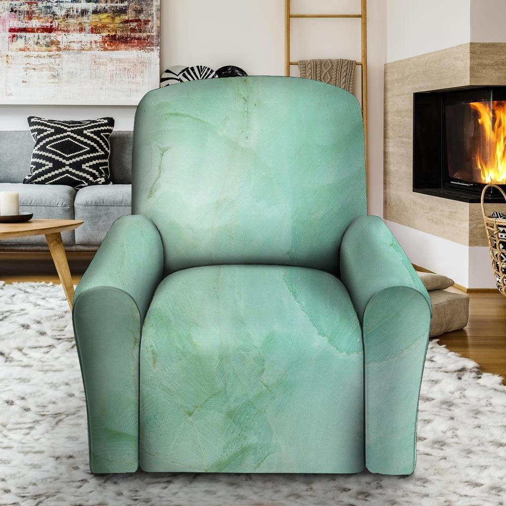 Teal Marble Recliner Cover-grizzshop