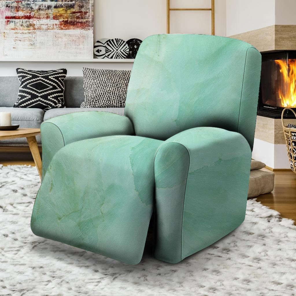 Teal Marble Recliner Cover-grizzshop