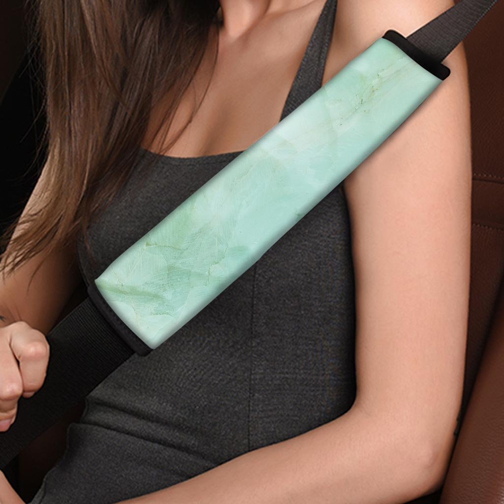 Teal Marble Seat Belt Cover-grizzshop