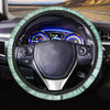 Teal Marble Steering Wheel Cover-grizzshop