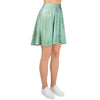 Teal Marble Women's Skirt-grizzshop