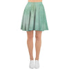 Teal Marble Women's Skirt-grizzshop