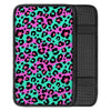 Teal Pink Leopard Car Console Cover-grizzshop