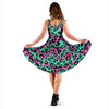 Teal Pink Leopard Dress-grizzshop