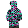 Teal Pink Leopard Men's Hoodie-grizzshop