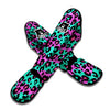 Teal Pink Leopard Muay Thai Shin Guard-grizzshop