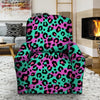 Teal Pink Leopard Recliner Cover-grizzshop